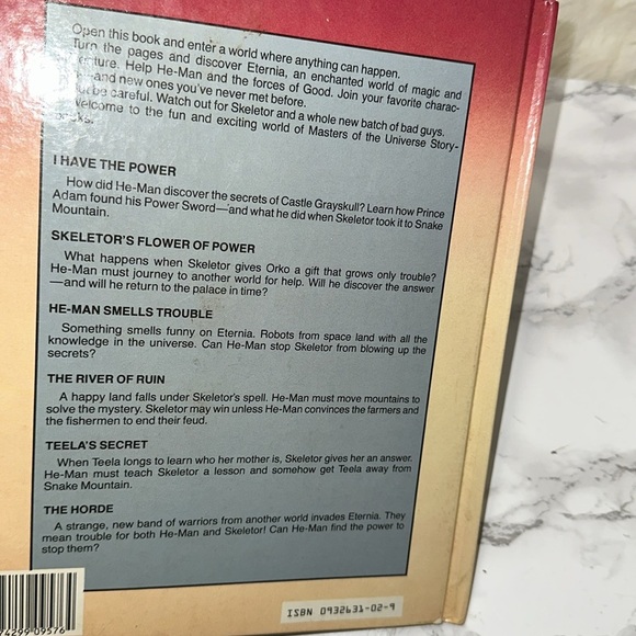 Vintage 1985 Masters of the Universe He-man smells trouble hardback book - Picture 10 of 10